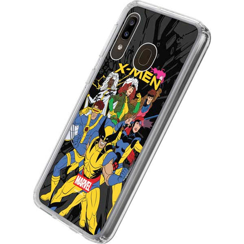 Marvel X-Men Group Galaxy A20 Clear Case
